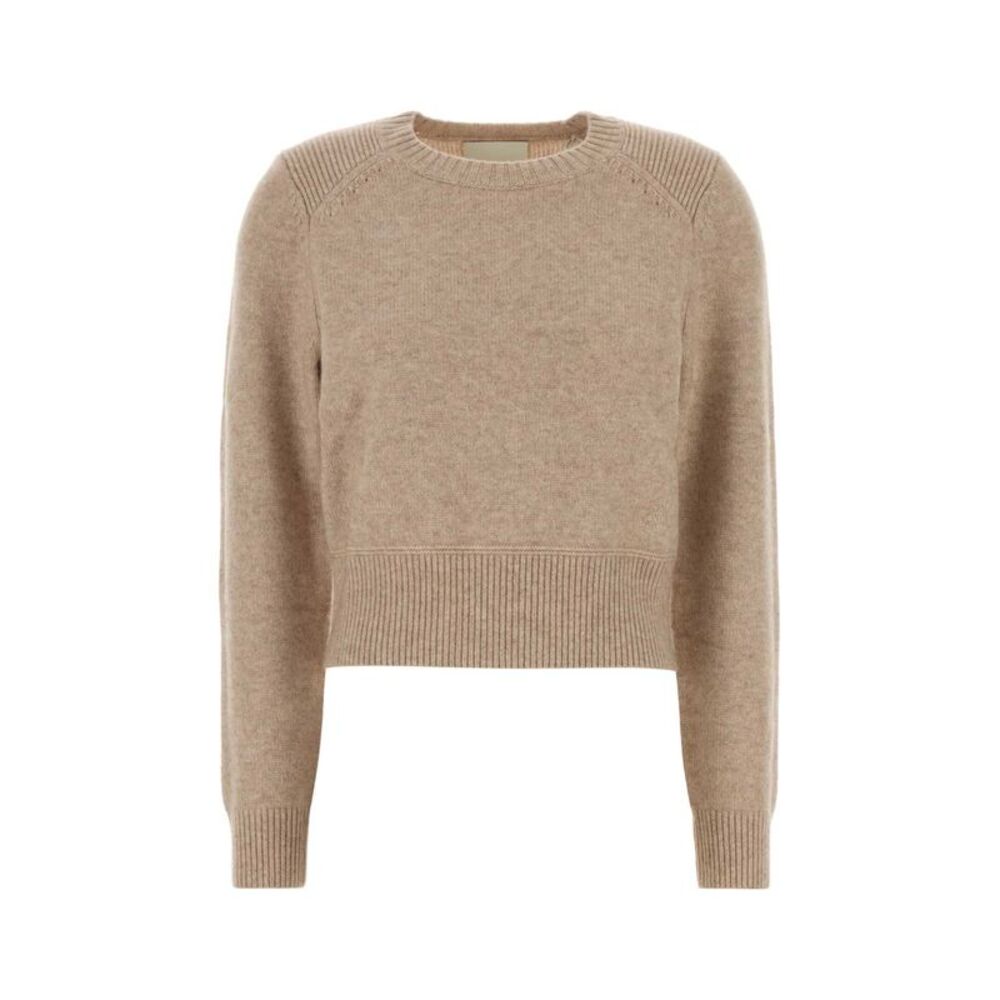 Isabel Marant Women Melange Sand Wool Blend Cornelia Sweater